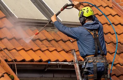 Démoussage et hydrofuge de toiture à Izeure